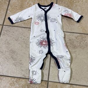 Monica + Andy Fireworks Print Kids One Piece